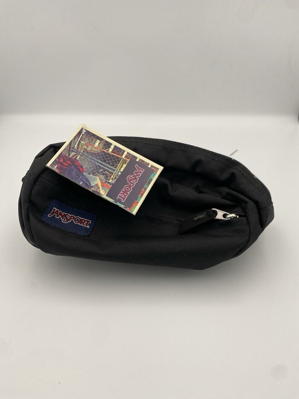 JanSport Fifth Avenue Black Polyester Hiking Waist Pack,2 Pockets, Adjustable Sz